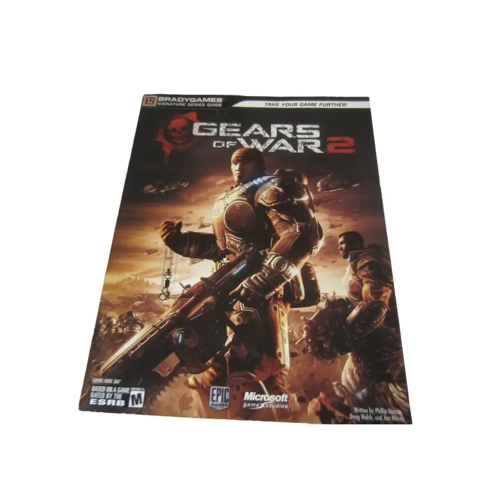 Gears of War 2 Official BradyGames Strategy Guide Xbox 360 Epic Games